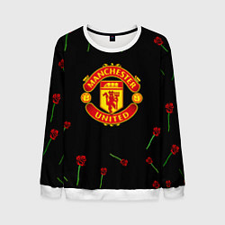 Мужской свитшот Манчестер Юнайтед розы