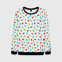 Мужской свитшот Гирлянда триколор