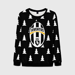 Мужской свитшот Ювентус ёлочки паттерн