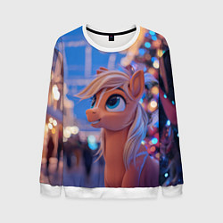 Мужской свитшот Милая лошадка символ 2026