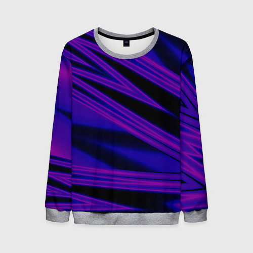 Мужской свитшот Color multi-colored neon / 3D-Меланж – фото 1
