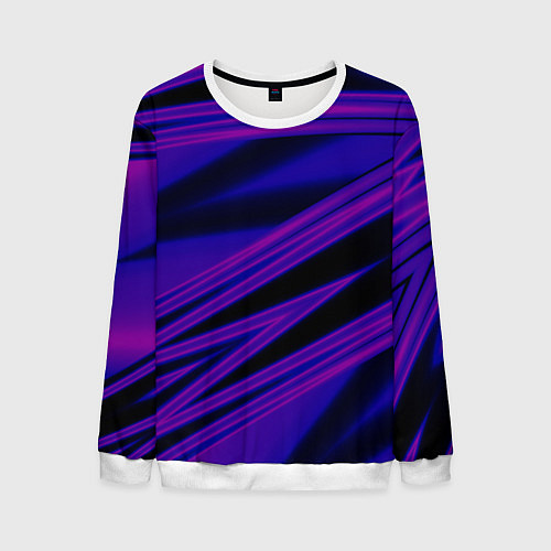 Мужской свитшот Color multi-colored neon / 3D-Белый – фото 1