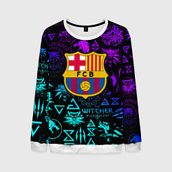 Мужской свитшот Barcelona x the Witcher