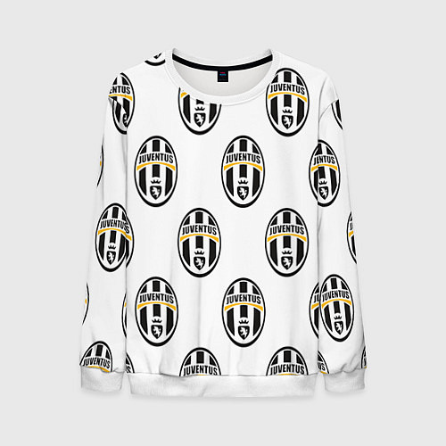 Мужской свитшот Juventus Pattern / 3D-Белый – фото 1