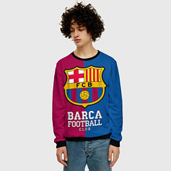 Свитшот мужской Barca Football, цвет: 3D-черный — фото 2