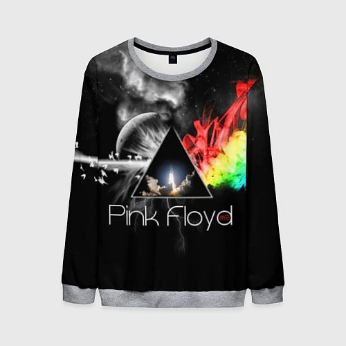 Мужской свитшот Pink Floyd / 3D-Меланж – фото 1