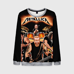 Свитшот мужской Metallica Band, цвет: 3D-меланж