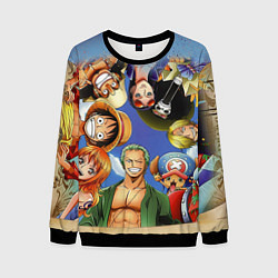 Свитшот мужской One Piece, цвет: 3D-черный