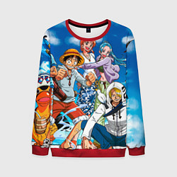 Свитшот мужской One Piece, цвет: 3D-красный