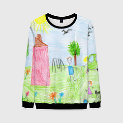 Мужской свитшот Детские рисунки