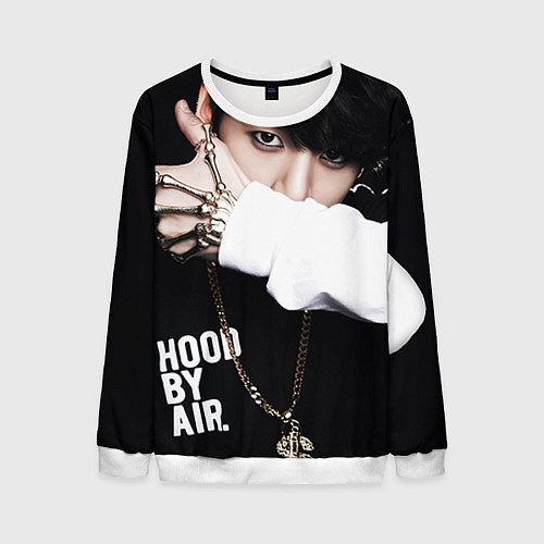 Мужской свитшот BTS: Hood by air / 3D-Белый – фото 1