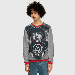 Свитшот мужской Linkin Park: My Style, цвет: 3D-красный — фото 2