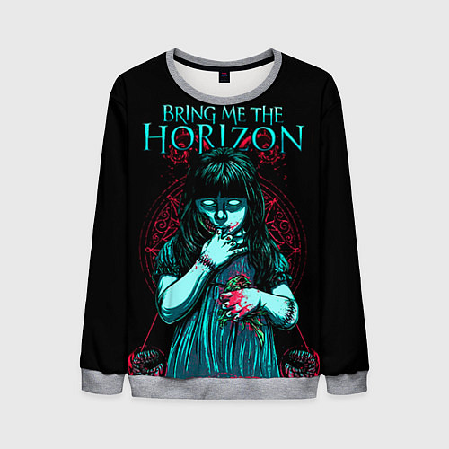 Мужской свитшот BMTH: Zombie Girl / 3D-Меланж – фото 1