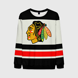 Свитшот мужской Chicago Blackhawks, цвет: 3D-черный