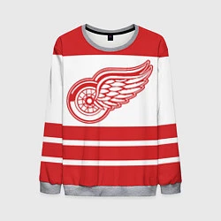 Свитшот мужской Detroit Red Wings, цвет: 3D-меланж