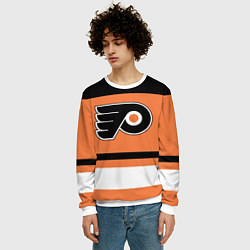 Свитшот мужской Philadelphia Flyers цвета 3D-белый — фото 2