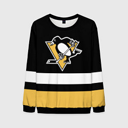 Свитшот мужской Pittsburgh Penguins: Black, цвет: 3D-черный