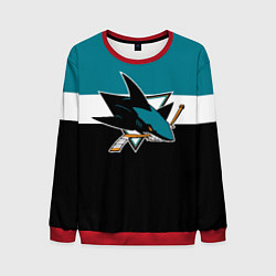 Свитшот мужской San Jose Sharks, цвет: 3D-красный