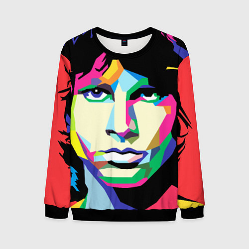 Мужской свитшот Jim morrison / 3D-Черный – фото 1