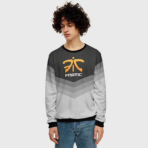 Мужской свитшот Fnatic Uniform / 3D-Черный – фото 3