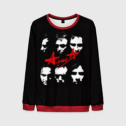 Свитшот мужской Группа АлисА, цвет: 3D-красный