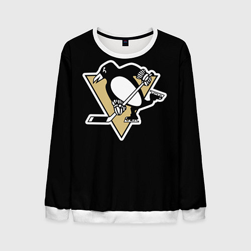 Мужской свитшот Pittsburgh Penguins: Crosby / 3D-Белый – фото 1