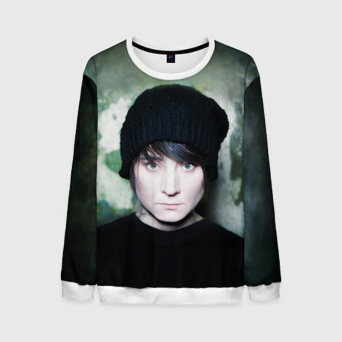 Мужской свитшот Zemfira / 3D-Белый – фото 1