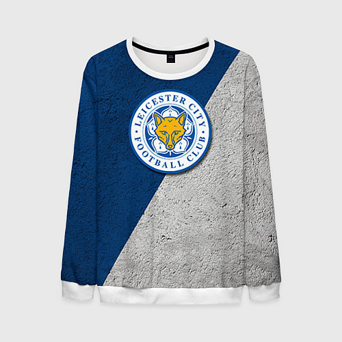 Мужской свитшот Leicester City FC / 3D-Белый – фото 1