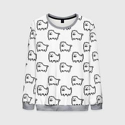 Свитшот мужской Undertale Annoying dog white, цвет: 3D-меланж