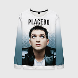 Свитшот мужской Placebo: Brian Molko, цвет: 3D-белый
