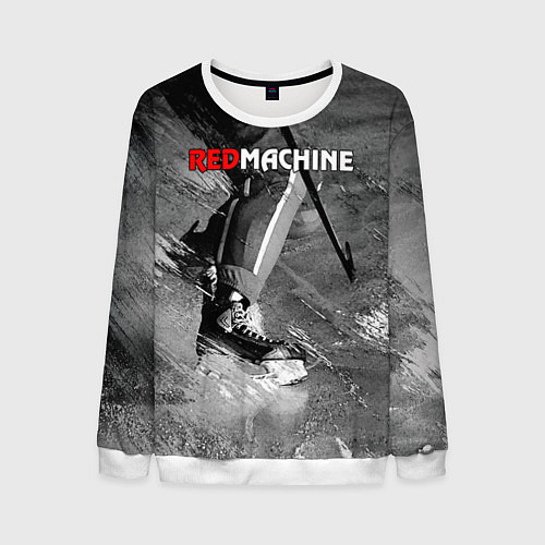 Мужской свитшот Red maсhine / 3D-Белый – фото 1