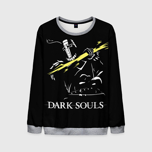 Мужской свитшот Dark Souls / 3D-Меланж – фото 1