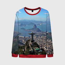 Свитшот мужской Рио-де-Жанейро, цвет: 3D-красный