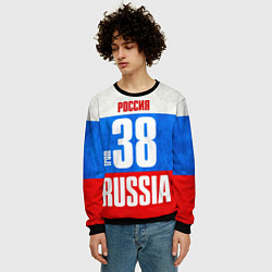 Свитшот мужской Russia: from 38, цвет: 3D-черный — фото 2