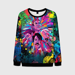 Свитшот мужской Red Hot Chili Peppers Art, цвет: 3D-черный