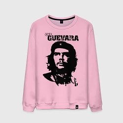 Свитшот хлопковый мужской Che Guevara, цвет: светло-розовый
