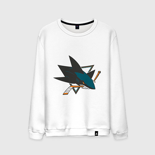 Мужской свитшот San Jose Sharks / Белый – фото 1