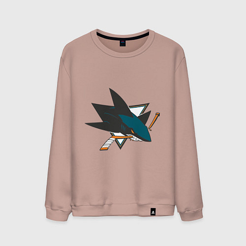 Мужской свитшот San Jose Sharks / Пыльно-розовый – фото 1