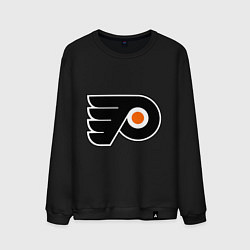 Свитшот хлопковый мужской Philadelphia Flyers, цвет: черный