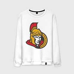 Свитшот хлопковый мужской Ottawa Senators, цвет: белый