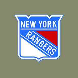 Свитшот хлопковый мужской New York Rangers, цвет: авокадо — фото 2