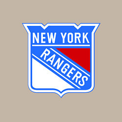 Свитшот хлопковый мужской New York Rangers, цвет: миндальный — фото 2