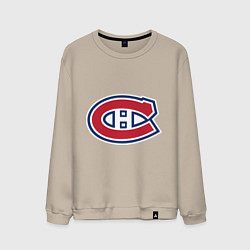 Свитшот хлопковый мужской Montreal Canadiens, цвет: миндальный