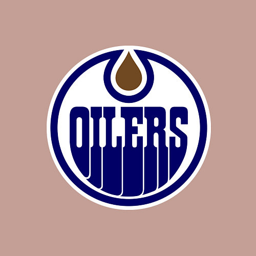 Мужской свитшот Edmonton Oilers / Пыльно-розовый – фото 3