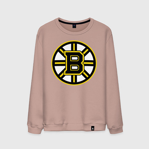 Мужской свитшот Boston Bruins / Пыльно-розовый – фото 1