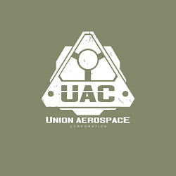 Свитшот хлопковый мужской UAC, цвет: авокадо — фото 2