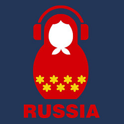 Свитшот хлопковый мужской Russia dj, цвет: тёмно-синий — фото 2