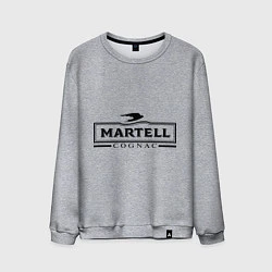 Свитшот хлопковый мужской Martell, цвет: меланж