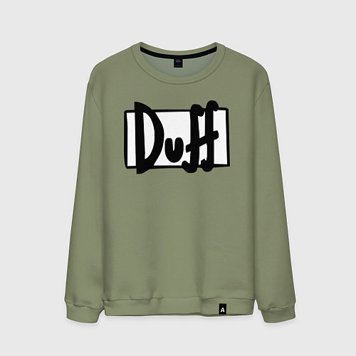 Мужской свитшот Duff / Авокадо – фото 1