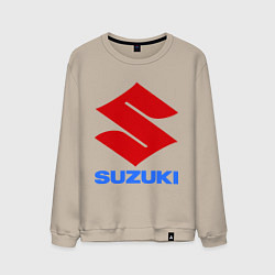 Свитшот хлопковый мужской Suzuki, цвет: миндальный